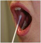 Resultado de imagen para como tomar un hisopo